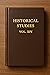 Historical Studies (vol. xiv)