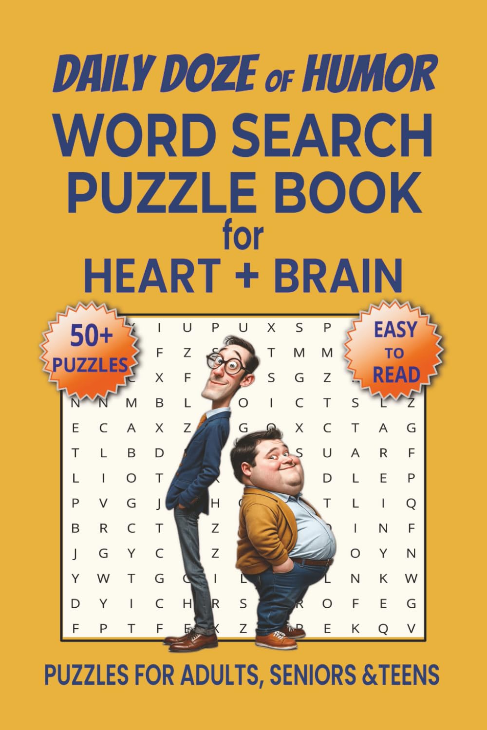 Daily Doze of Humor Word Search Puzzle Book for Heart + Brain