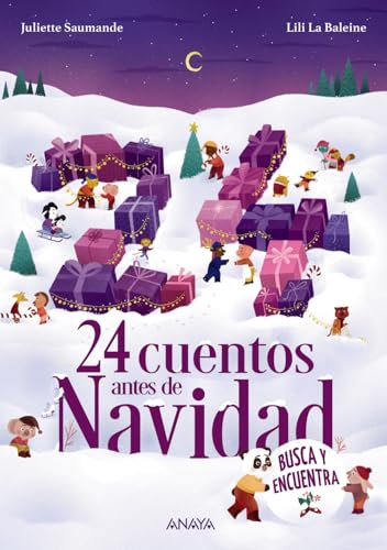 Portada de 24 cuentos antes de Navidad, de Juliette Saumande