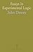 Essays in Experimental Logic