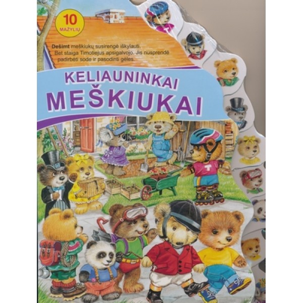 10 mažylių. Keliauninkai meškiukai