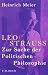 Leo Strauss by Heinrich Meier