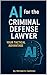 AI for the Criminal Defense Lawyer by Michael Cashman