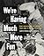 We're Having Much More Fun by Judith A. Peraino