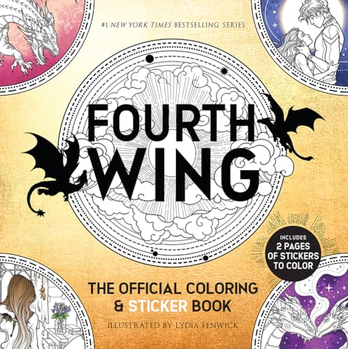 Fourth Wing: The Official Coloring & Sticker Book (Paperback)