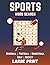 Sports Word Search: 55 Larg...