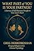What part of you is your partner? A journey of self discovery straight to your lover's heart by Greg Der Bedrossian