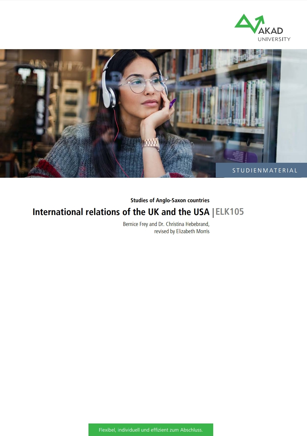 ELK105: International relations of the UK and the USA (ELK01: Studies of Anglo-Saxon countries, #5)