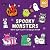 Spooky Monsters Bold and Easy Coloring Book by Shai Sri