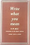 Write What You Mean