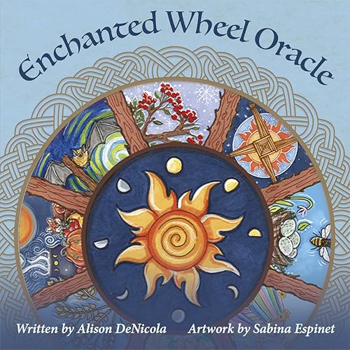 Enchanted Wheel Oracle: 45 Round Cards with Hand-Painted Art― Explore Spiritual Pathways, Portals, and Elemental Energy with the Celtic Wheel of the ... Illustrated Guidebook for Oracular Readings