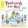 Postcards From Hell: Adult Coloring Book
