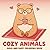 Cozy Animals Coloring Book:...