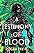 A Testimony of Blood (The S...