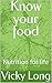 Know your food: Nutrition f...