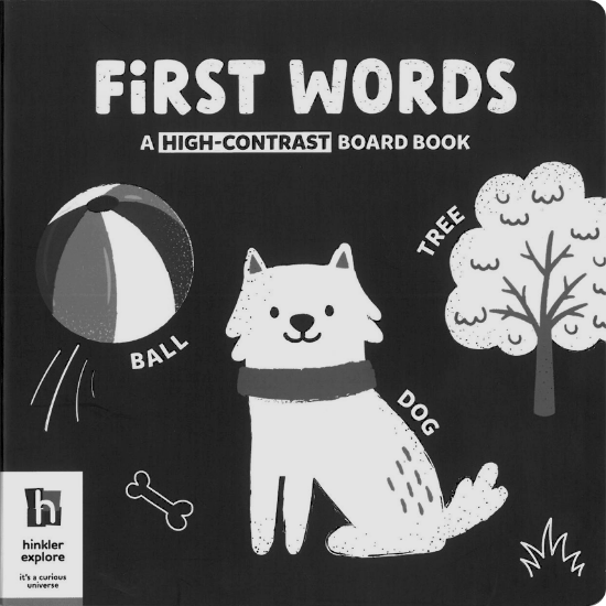First Words: A High-contrast Board Book (Board Book)