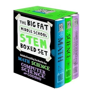 The Big Fat Middle School STEM 3-Book Boxed Set: Includes Everything You Need to Ace Math, Science, and Computer Science and Coding (Big Fat Notebooks)