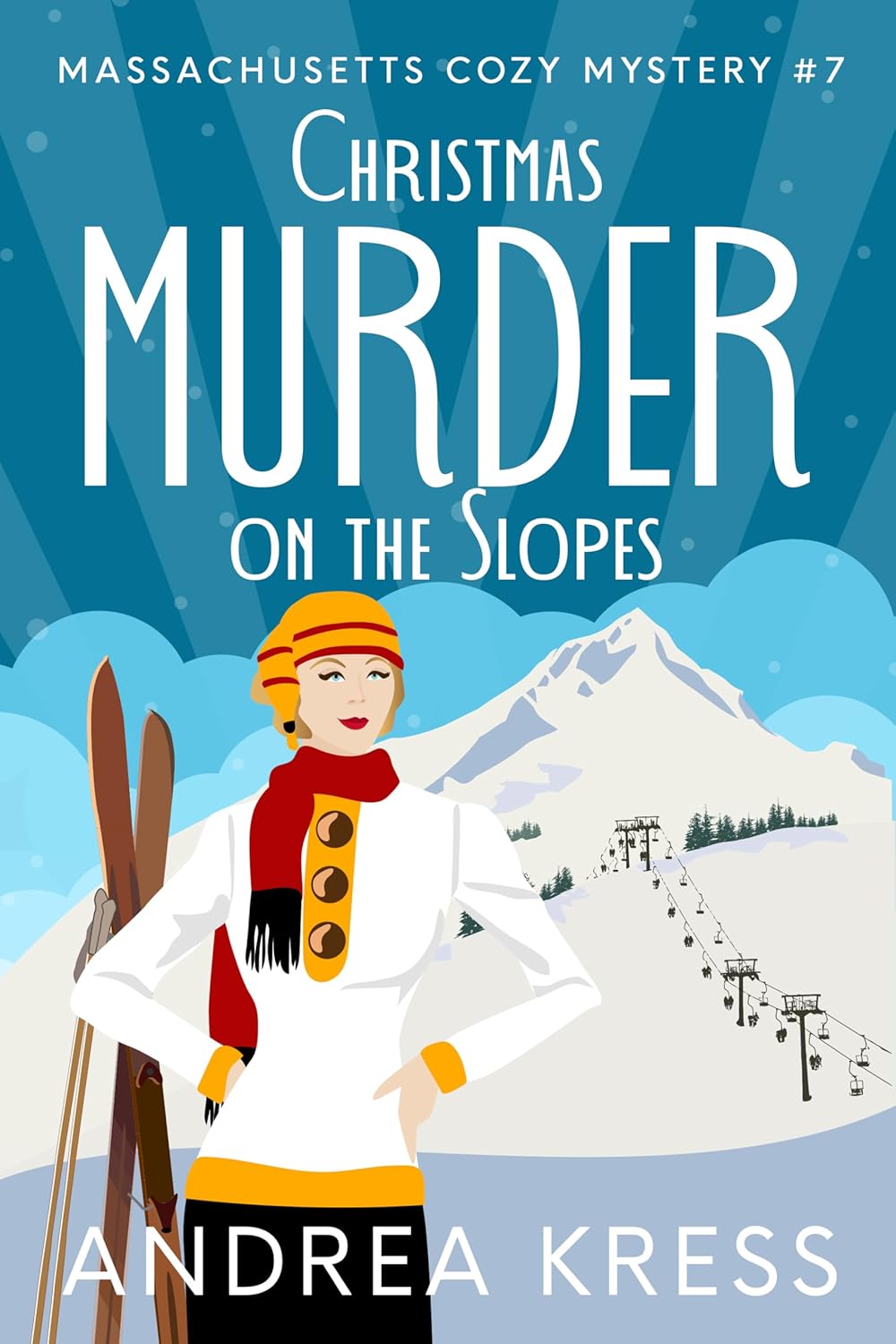 Christmas Murder on the Slopes (Massachusetts Cozy Mystery #7)