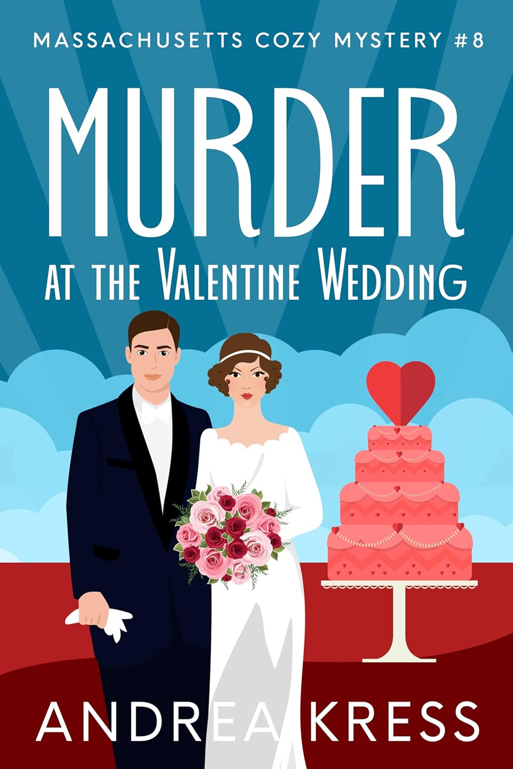 MURDER AT THE VALENTINE WEDDING: Historical Murder Mystery (Massachusetts Cozy Mystery Book 8)