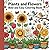 plants and flowers bold and easy coloring book by Tony Hardy