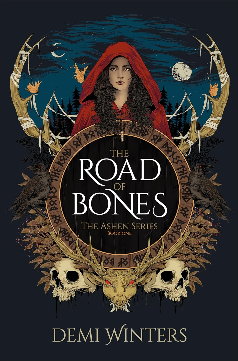 Book cover: The Road of Bones (The Ashen #1) by Demi Winters