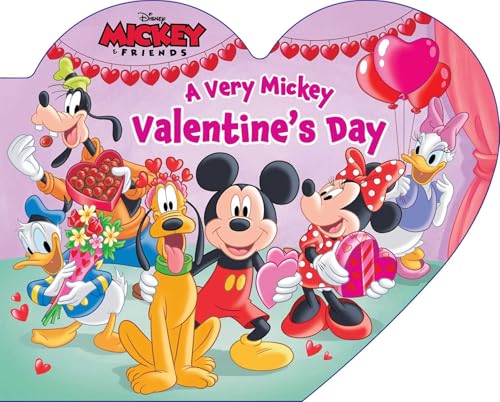 Disney Mickey & Friends: A Very Mickey Valentine's Day (Shaped Board Books)