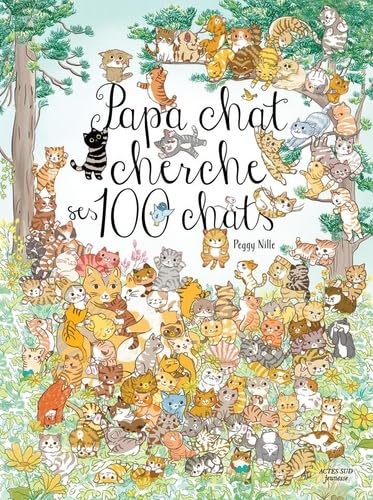 Papa chat cherche ses cent chats (Hardcover)
