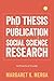 PhD Thesis by Publication in Social Science Research: A Practical Guide