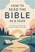 How To Read The Bible In A ...