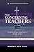 Now Concerning Teachers: Es...