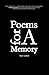 Poems for A Memory
