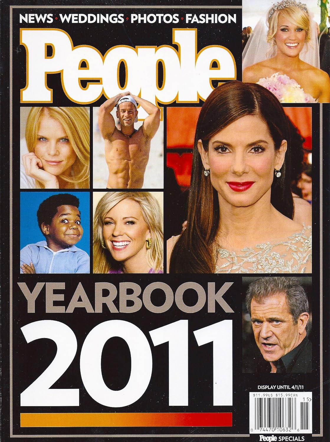 People Magazine Yearbook 2011 [2010 Year In Review] - Sandra Bullock l Carrie Underwood l Mel Gibson
