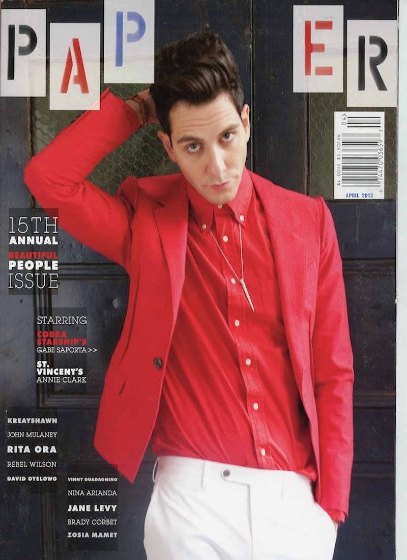 Paper Magazine (April 2012) Beautiful People Issue St. Vincent Cobra Starship Rita Ora Kreayshawn Rebel Wilson Brady Corbet Zosia Mamet