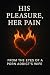 His Pleasure, Her Pain by Tammy Allen
