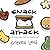 Snack Attack: A Coloring Book for Kids and Adults