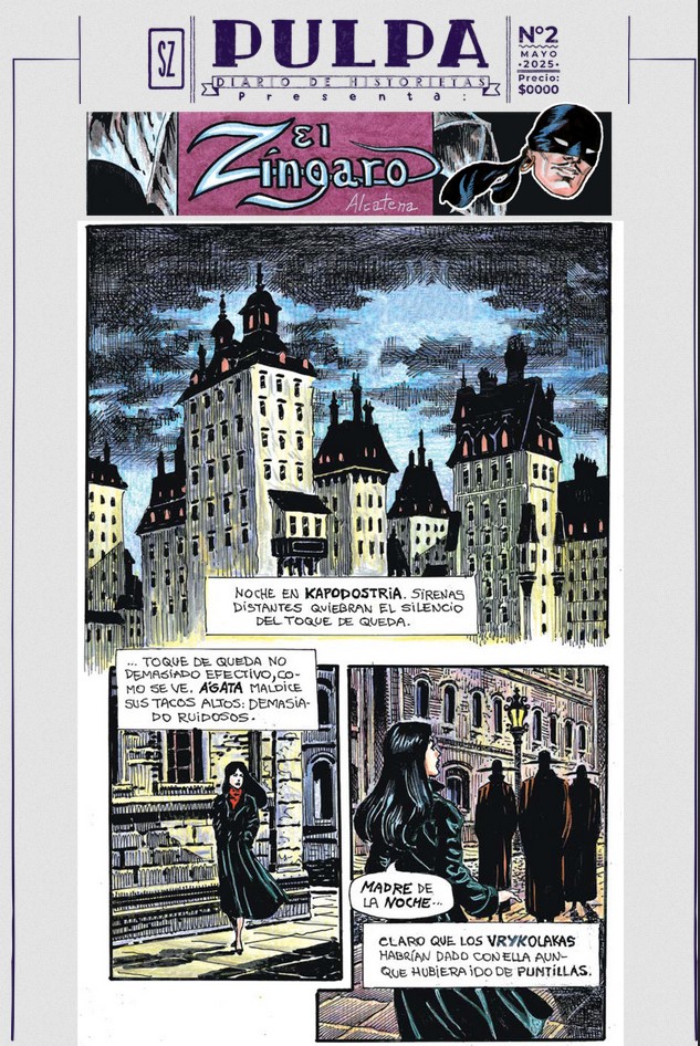 Pulpa presenta: El Zíngaro (Pulpa, diario de historietas, #2)