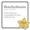 Hotelfachmann: Checkt Gäste ein – und gelegentlich auch die Nerven aus. Das lustige Geschenkbuch für Mann, Frau, Kollege, Freund zu Geburtstag, Weihnachten