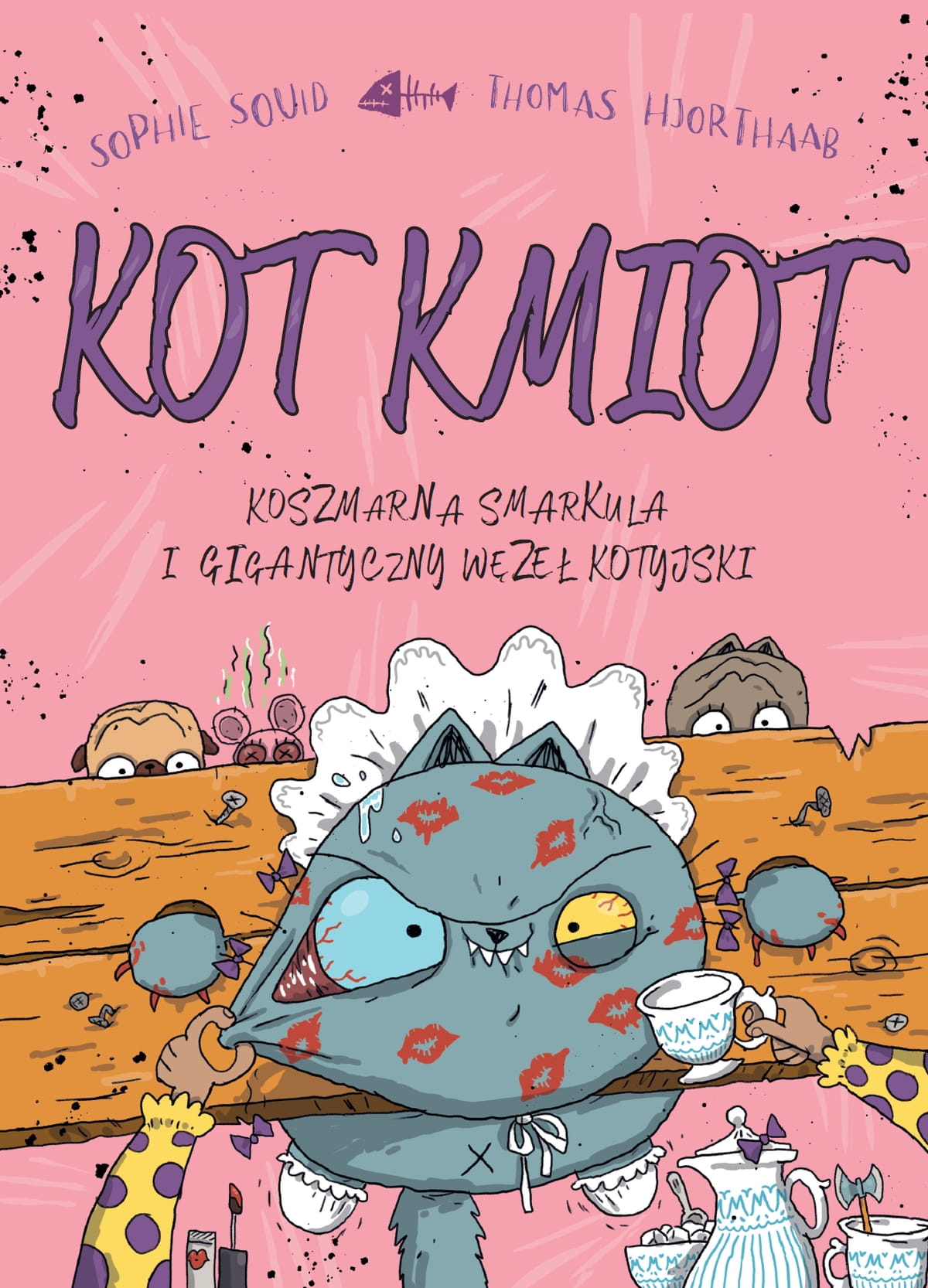 Kot Kmiot. Koszmarna smarkula i gigantyczny węzeł kotyjski