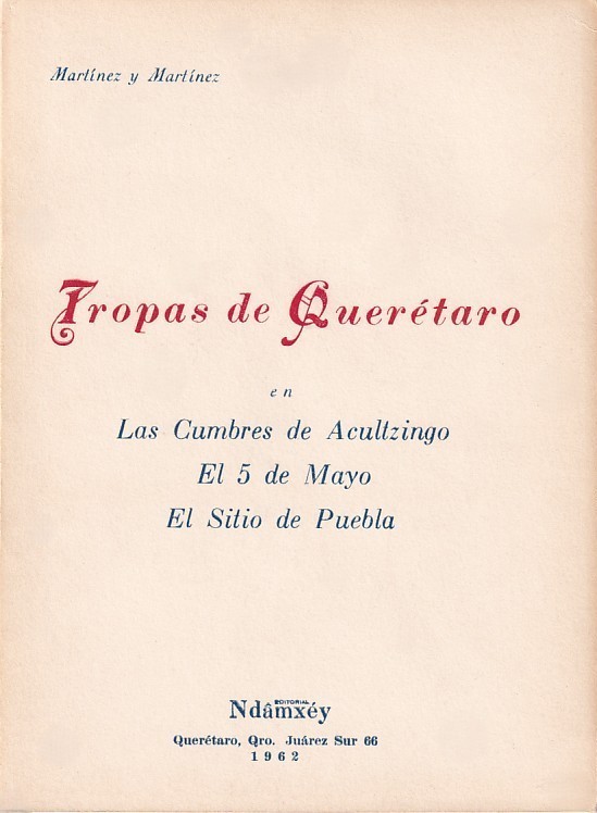 Tropas de Querétaro (Paperback)