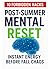 Post-Summer Mental Reset: 1...