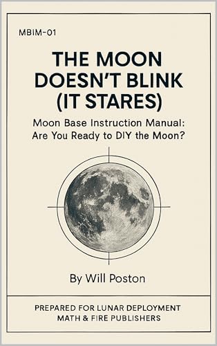 The Moon Doesn't Blink (It Stares): Moon Base Instruction Manual: Are You Ready To DIY The Moon?