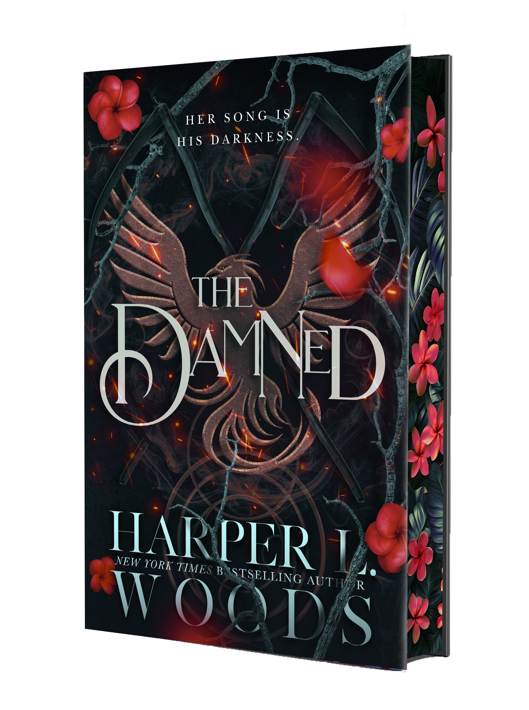 Book cover: The Damned (Coven of Bones #3) by Harper L. Woods