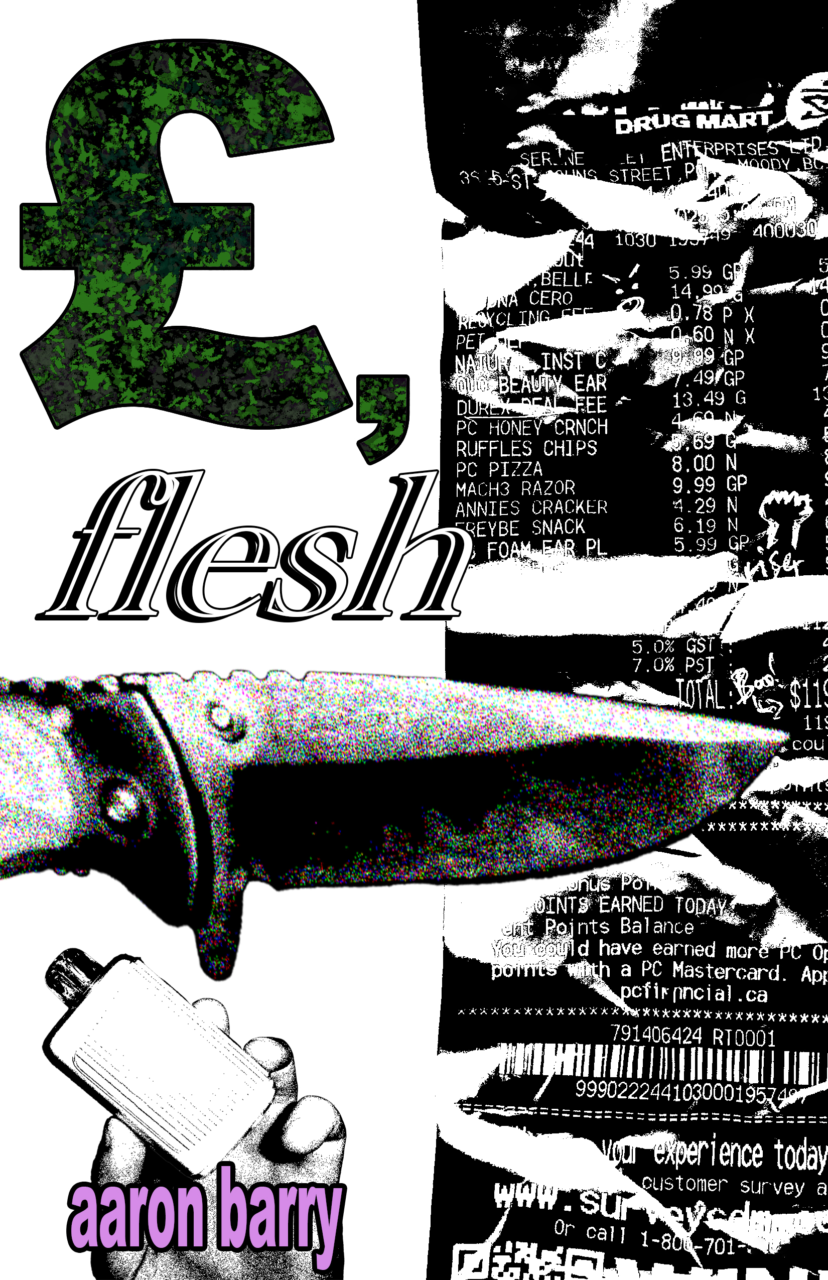 £, flesh