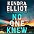 No One Knew (Noelle Marshall, #2)