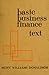 Basic Business Finance: A Text, 4th edition