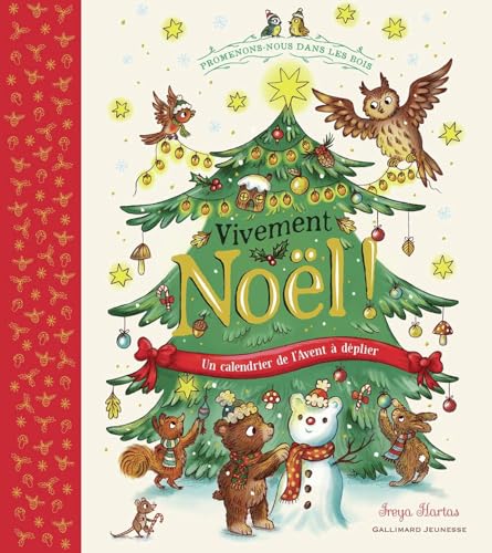 Promenons-nous dans les bois - Vivement Noël !: Un calendrier de l'Avent à déplier (Paperback)
