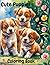 Cute Puppies coloring Book