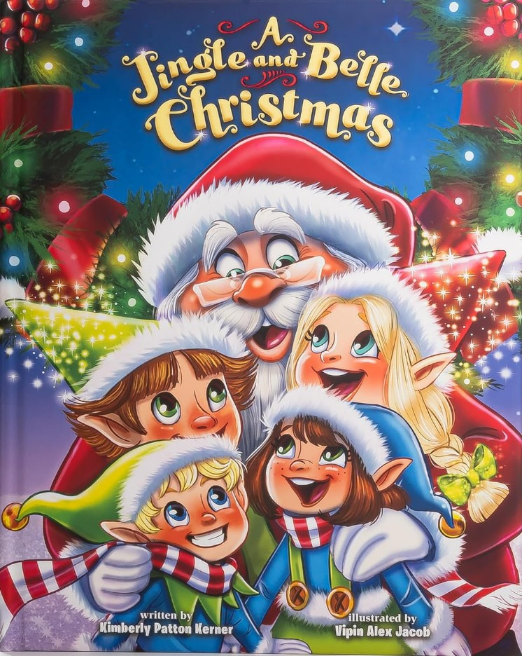 Christmas Books For Kids Childrens - "A Jingle And Belle Christmas" Children's Books Christmas Picture Books Holiday Themed Literature For Children Kids (Hardcover)