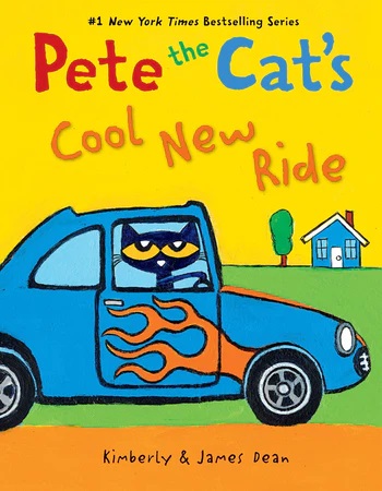 Book cover: Pete the Cat's Cool New Ride by James Dean