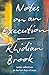 Notes on an Execution: Lenten Reflections on the Last Days of Jesus